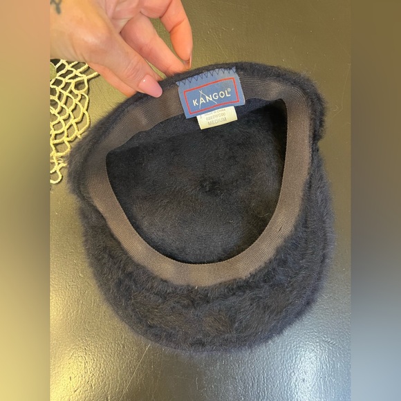Kangol Vintage Angora Fur Blend Navy Blue Cap Hat Men’s Sz Medium - Picture 7 of 13